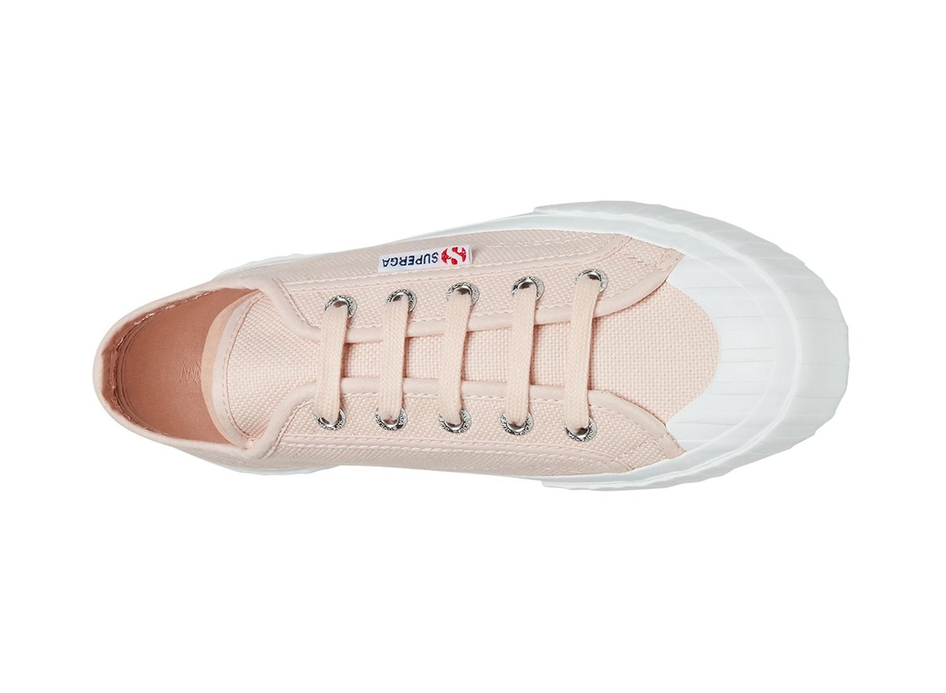 Espadrille Feminino Rosa - Superga 2630 Stripe - JYHTZ-3274